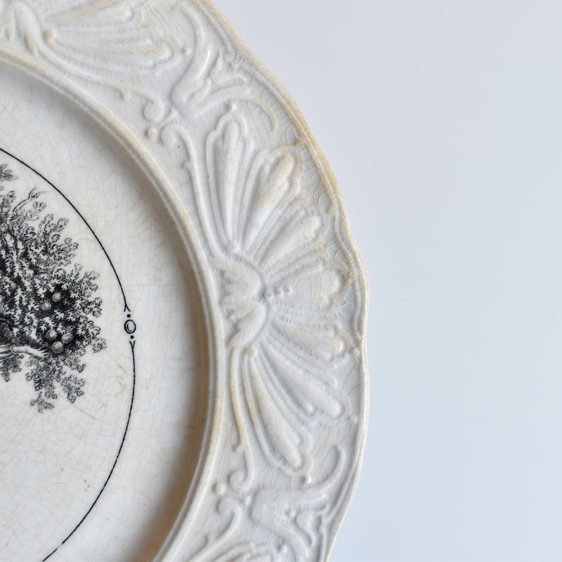 Antique Decorative Plate: Sarreguemines "Le Déjeuner sur l'herbe"