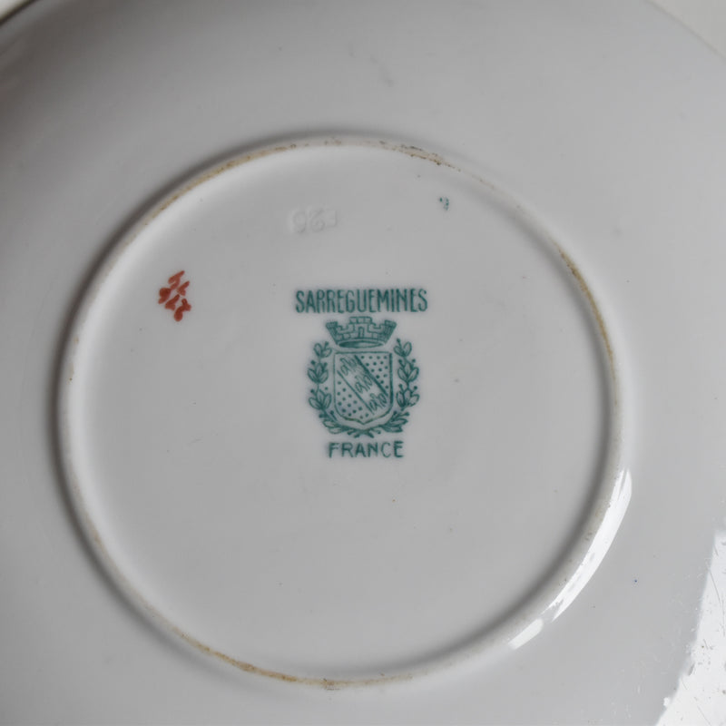 Antique Saucer Sarreguemines Minton 216 A