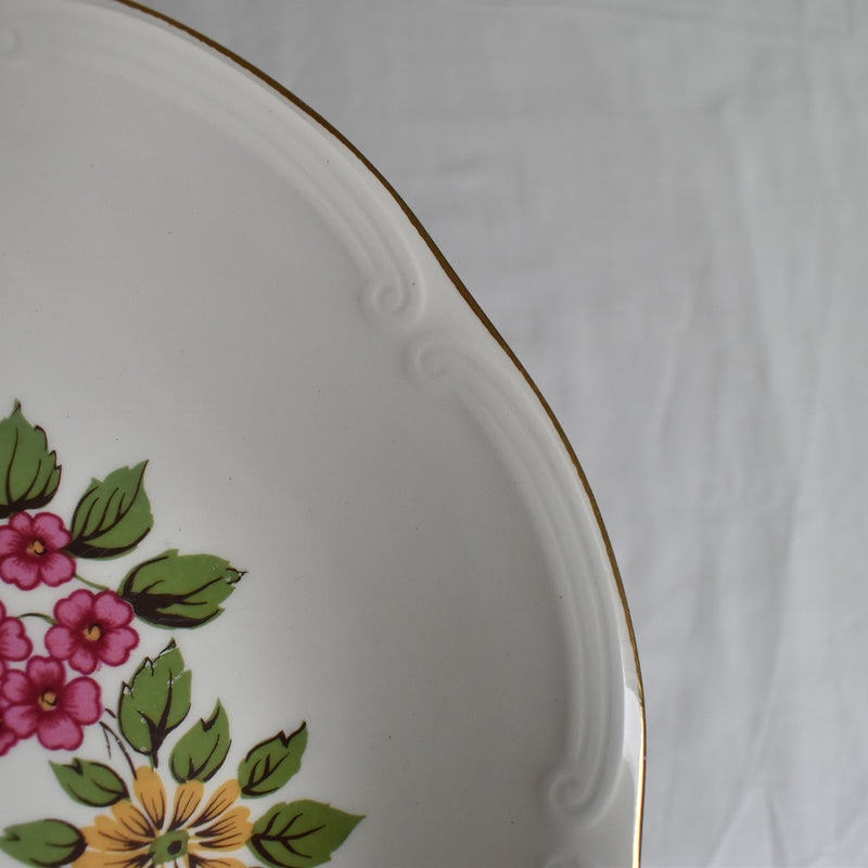 Vintage Deep Plate, Gien Floréal B