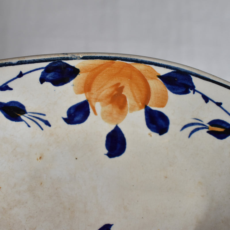 Antique Raviere Saint-Amand Orange Rose B