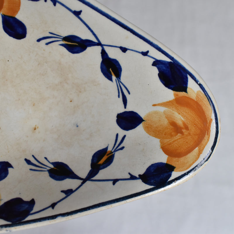 Antique Raviere Saint-Amand Orange Rose B