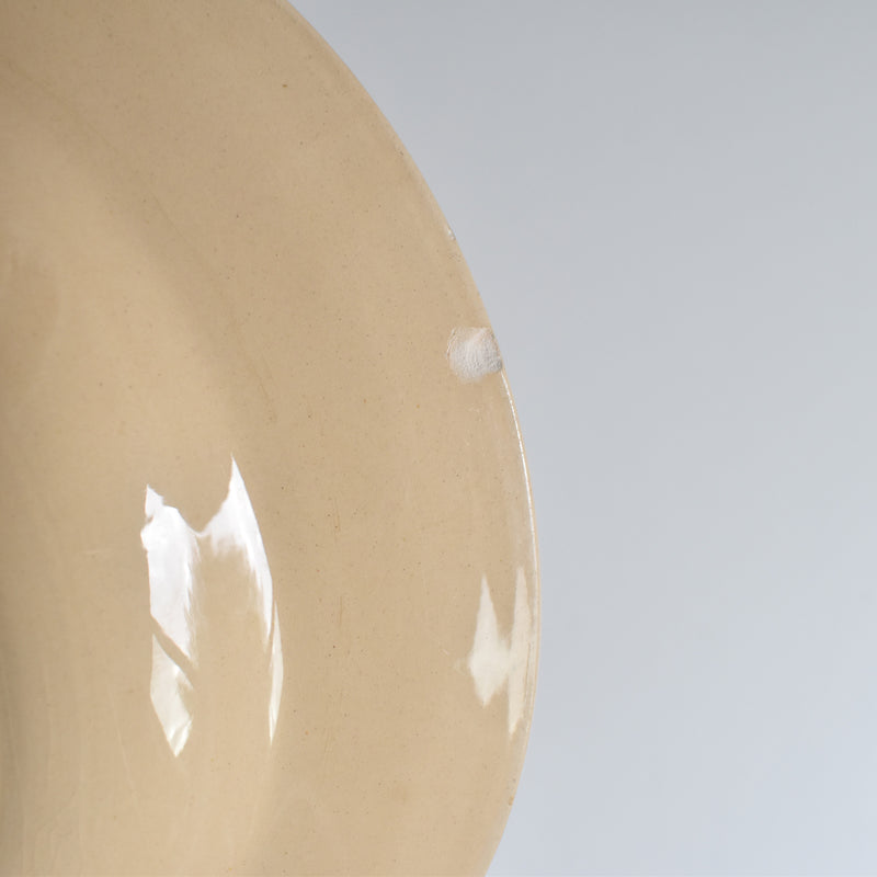 Antique Deep Plate K&G Lunéville Flore D