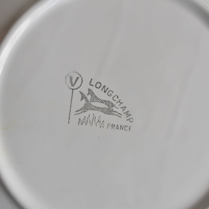 Vintage plate, Longchamp, Poisson Brochet (Pike)