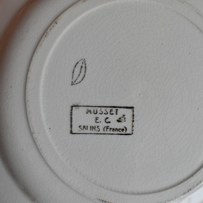 Antique plate Salins Musset C