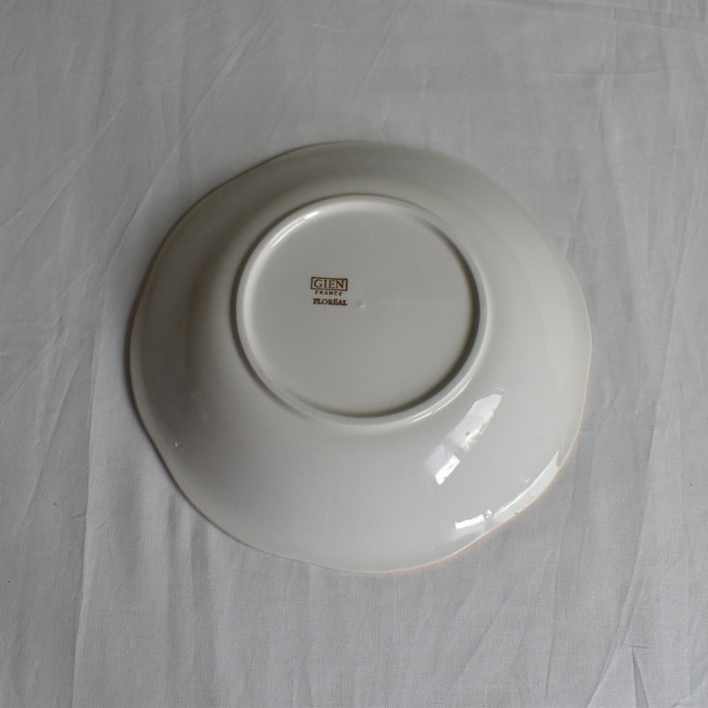 Vintage Deep Plate, Gien Floréal C