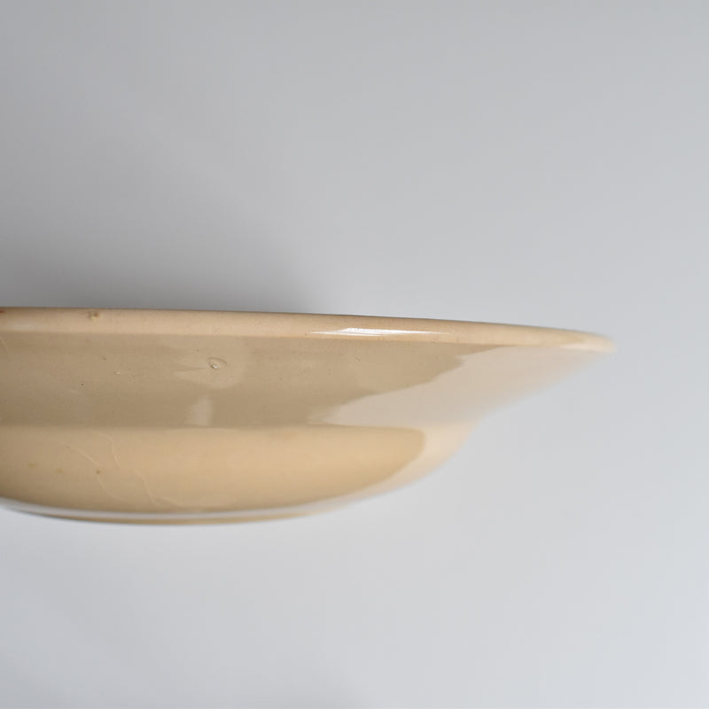 Antique Deep Plate K&G Lunéville Flore D