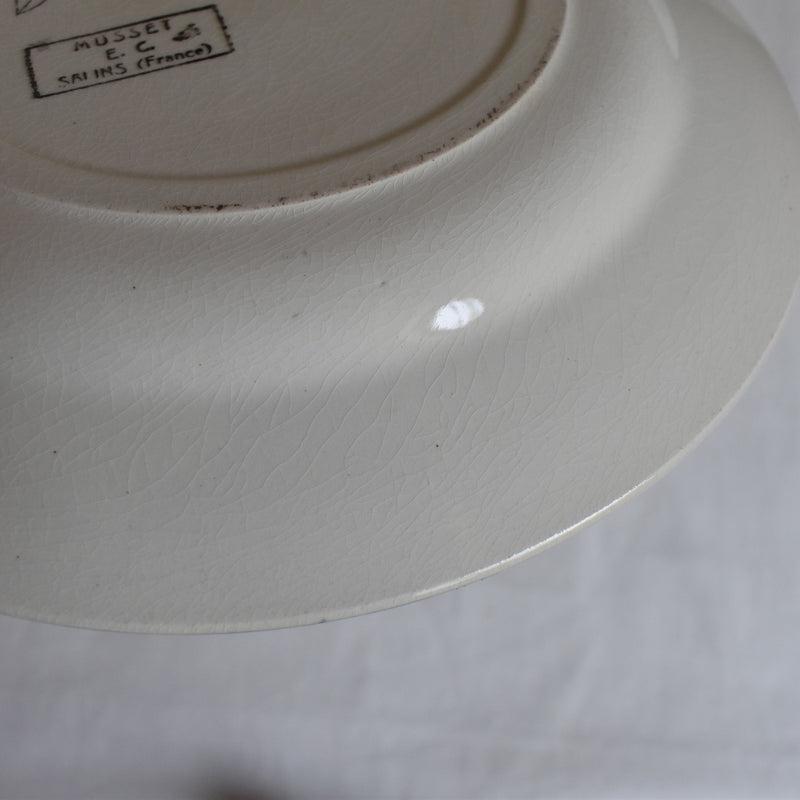 Antique plate Salins Musset C