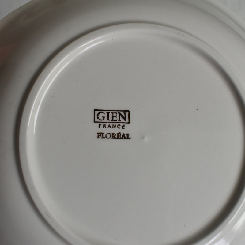Vintage Deep Plate, Gien Floréal C