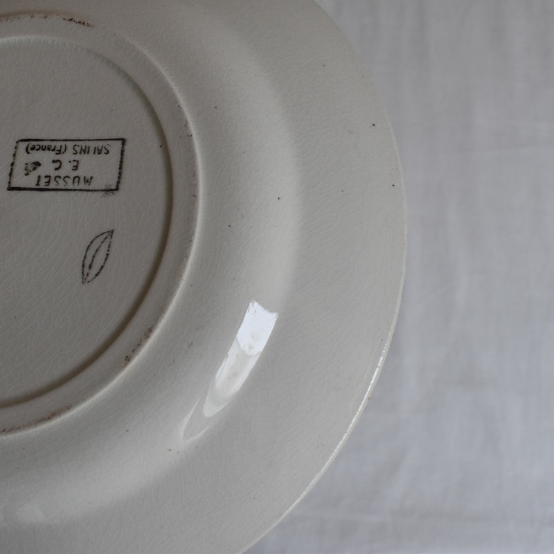 Antique plate Salins Musset C
