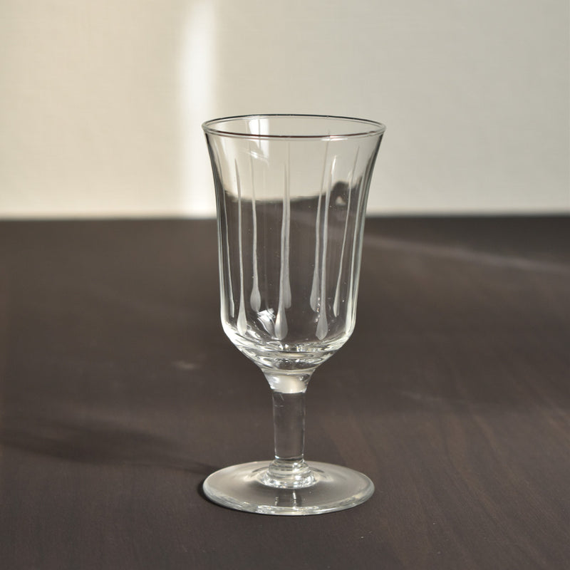 ヴィンテージグラス　脚付き　B