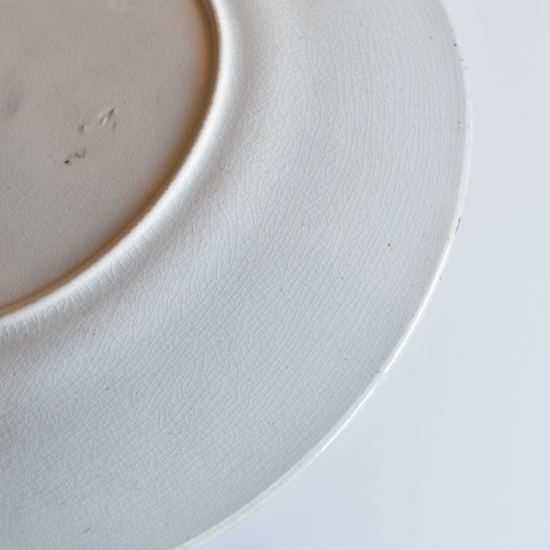 Antique decorative plate F. F. Pécsaux June