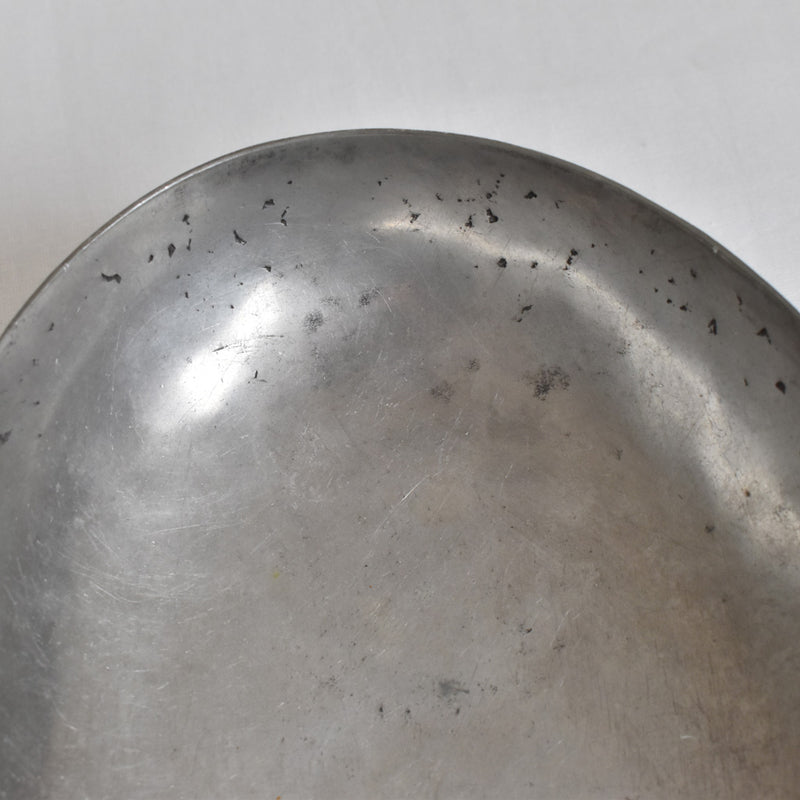 Vintage Pewter Oval Coupe