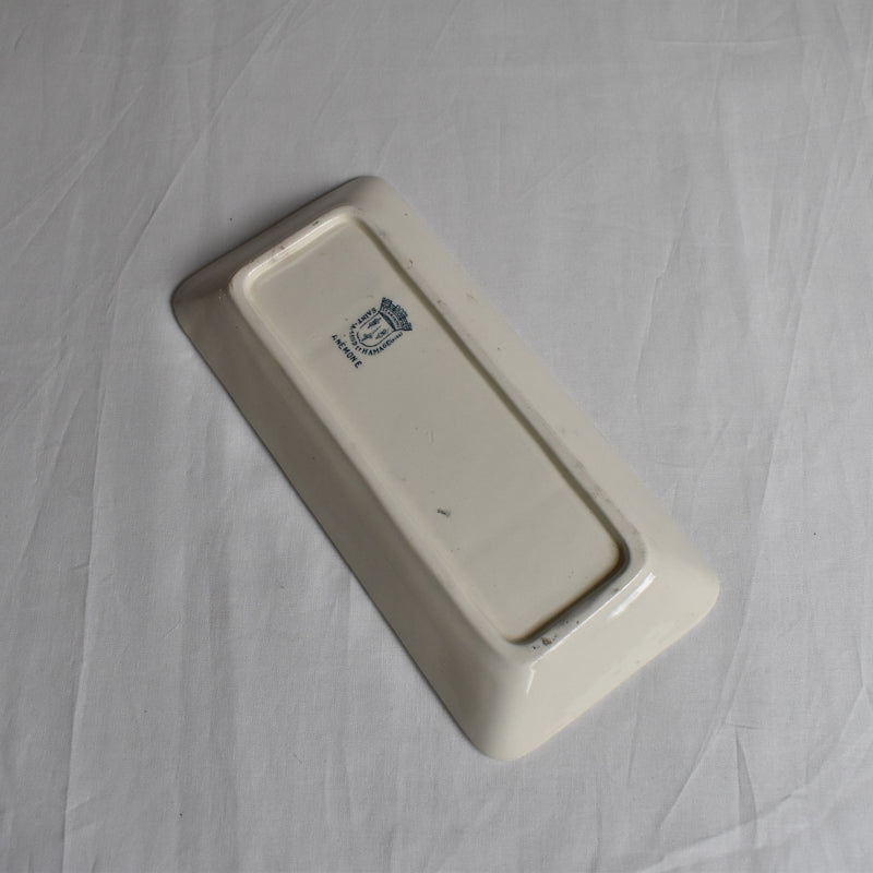 Antique Soap Dish, Saint-Amand, Anémone