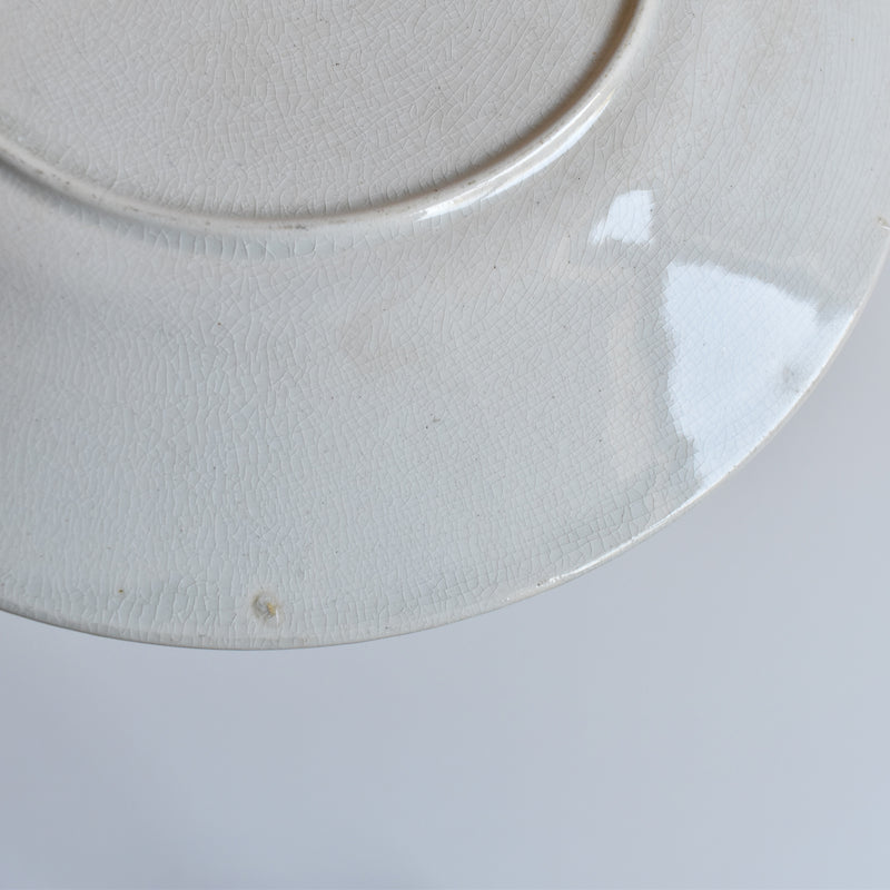 Antique decorative plate F. F. Pécsaux June