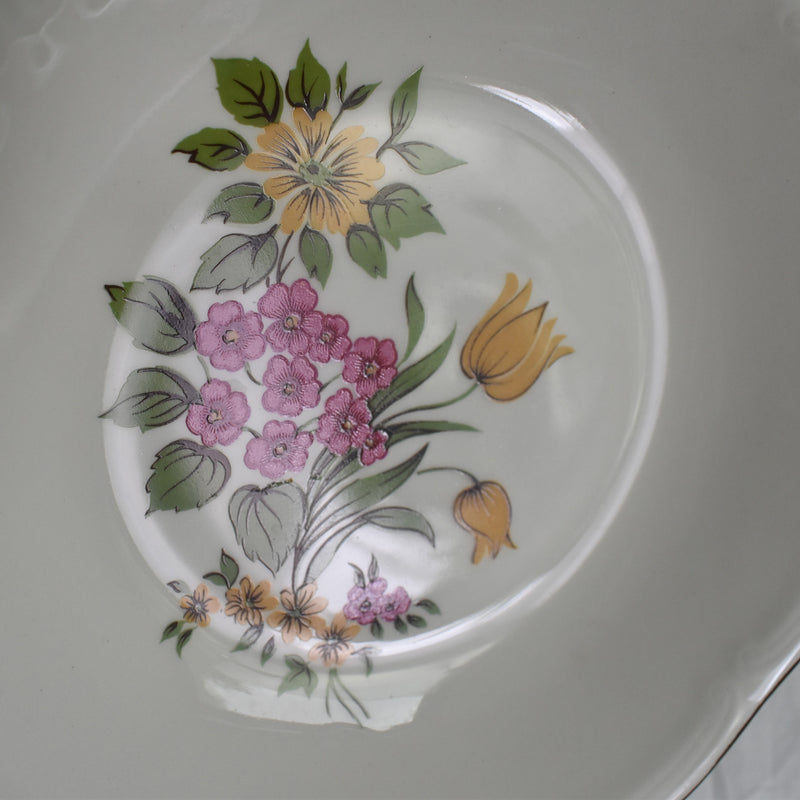 Vintage Deep Plate, Gien Floréal C
