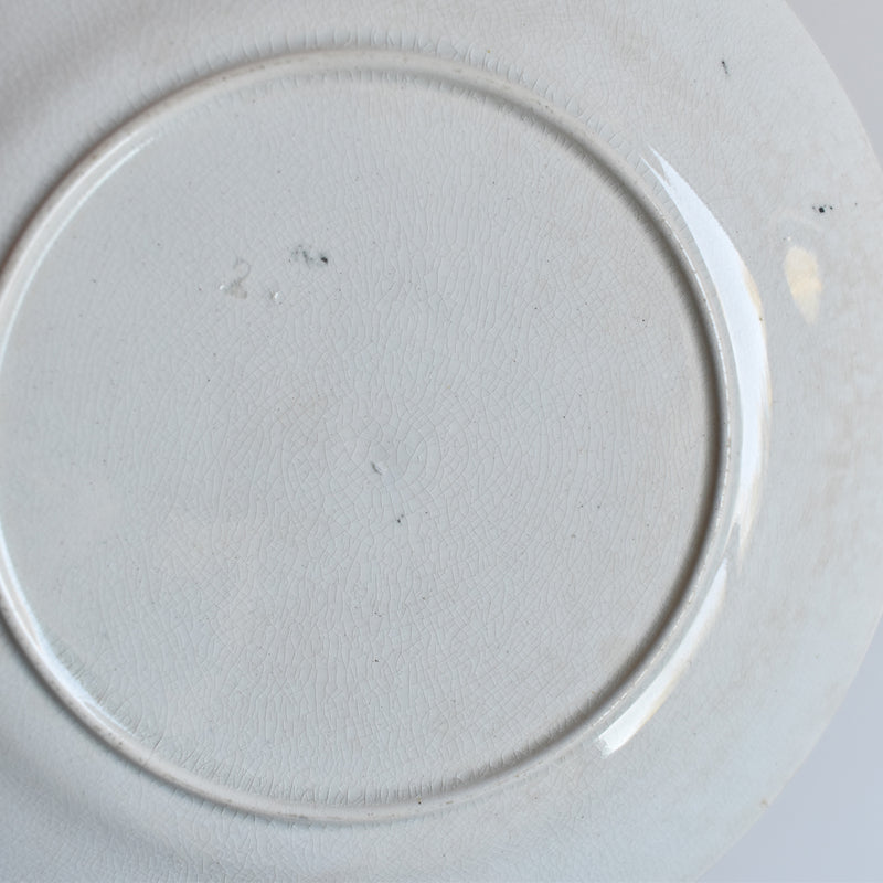 Antique decorative plate F. F. Pécsaux June