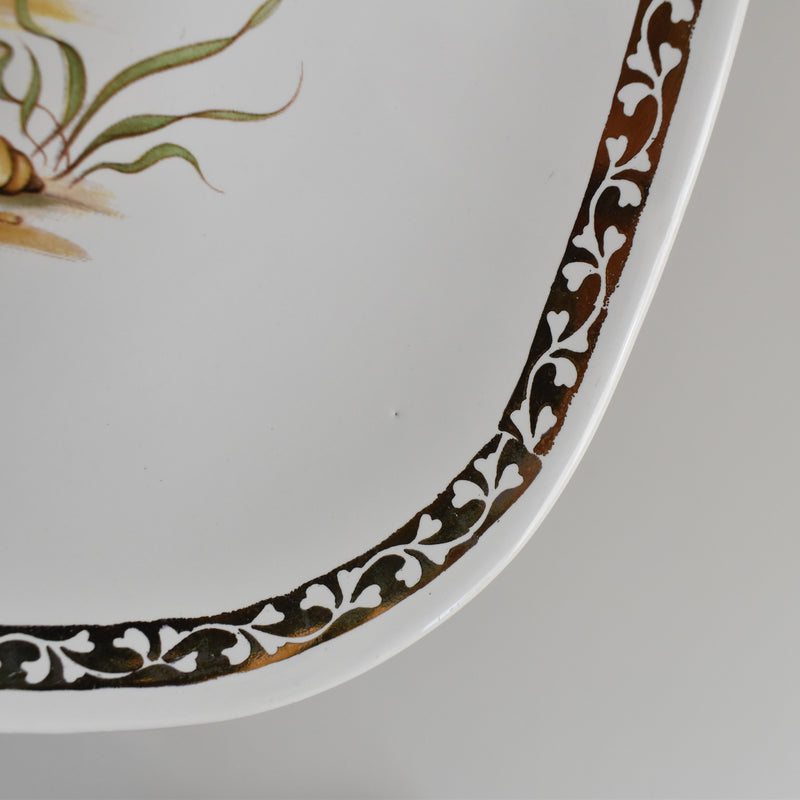 Vintage plate, Longchamp, Poisson Brochet (Pike)