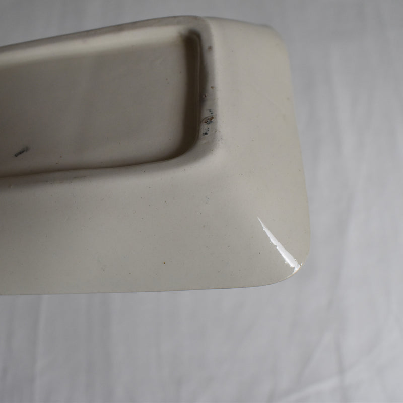Antique Soap Dish, Saint-Amand, Anémone