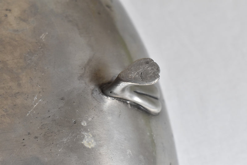 Vintage Pewter Oval Coupe