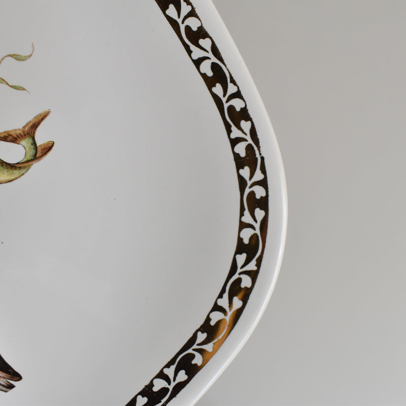 Vintage plate, Longchamp, Poisson Brochet (Pike)