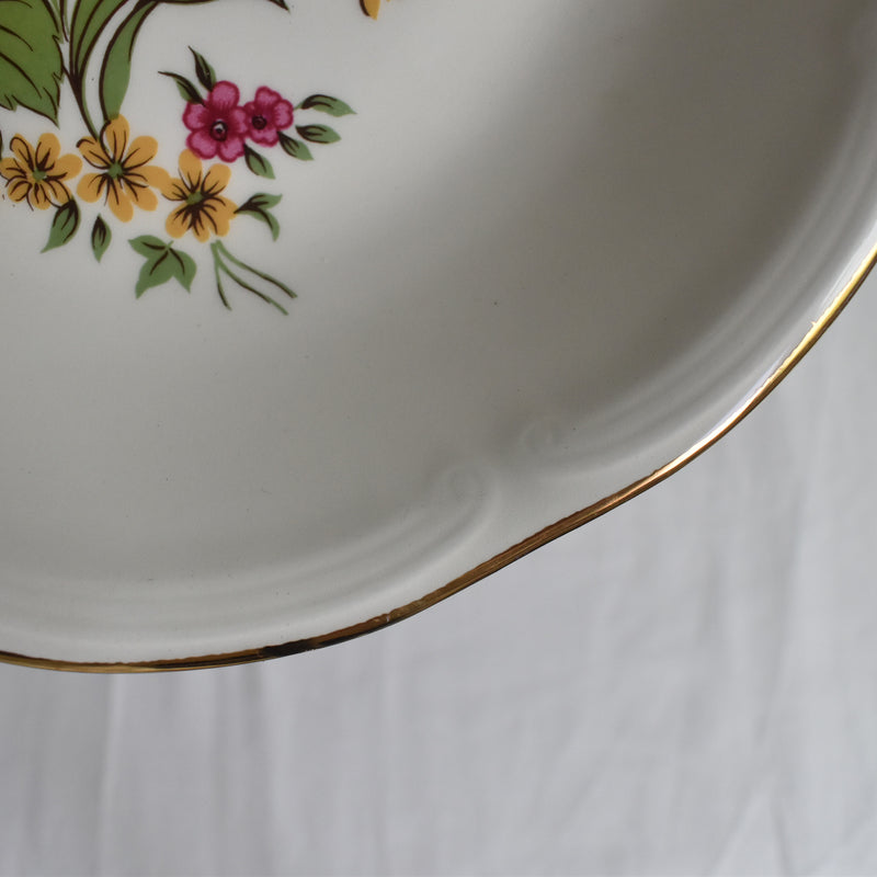 Vintage Deep Plate, Gien Floréal C