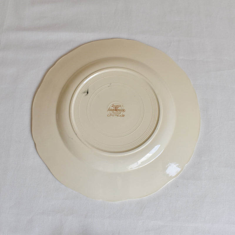 Vintage Plate 23cm Digoin & Sarreguemines Agreste A