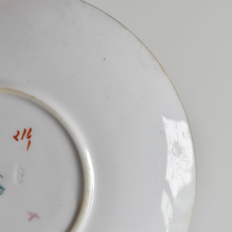 Antique saucer, Sarreguemines Minton 216 B