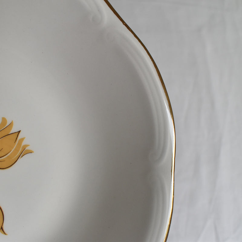 Vintage Deep Plate, Gien Floréal C