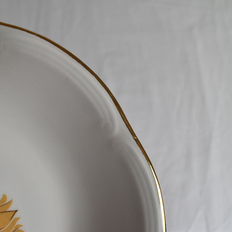 Vintage Deep Plate, Gien Floréal C