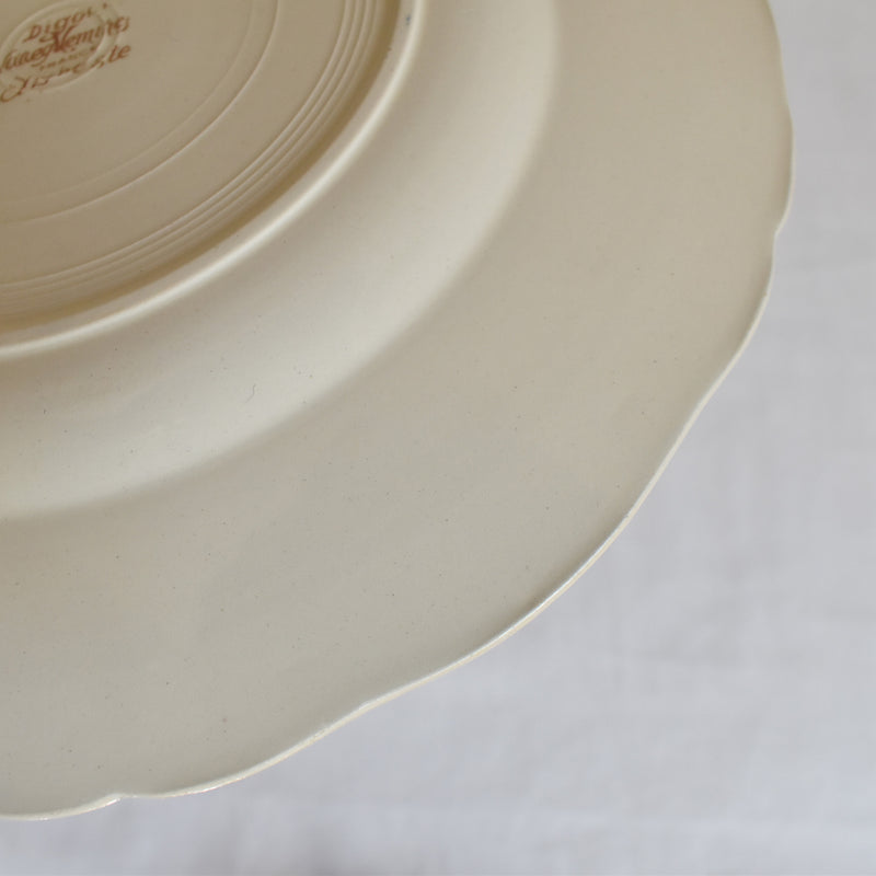 Vintage Plate 23cm Digoin & Sarreguemines Agreste A