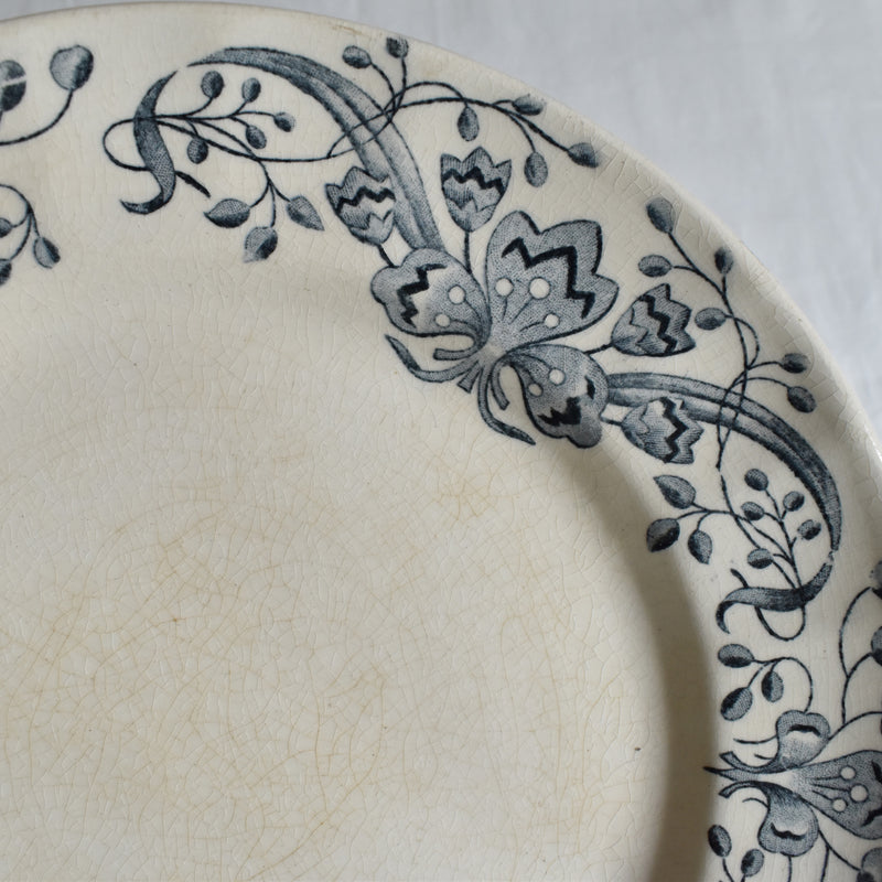 Antique Plate Longchamp Figuier