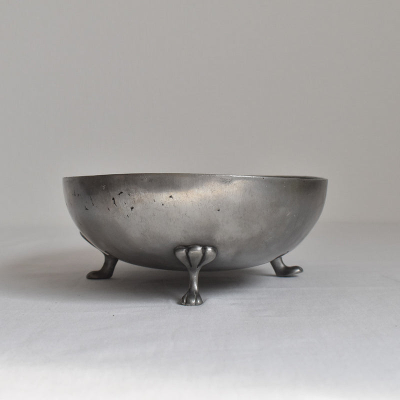Vintage Pewter Oval Coupe