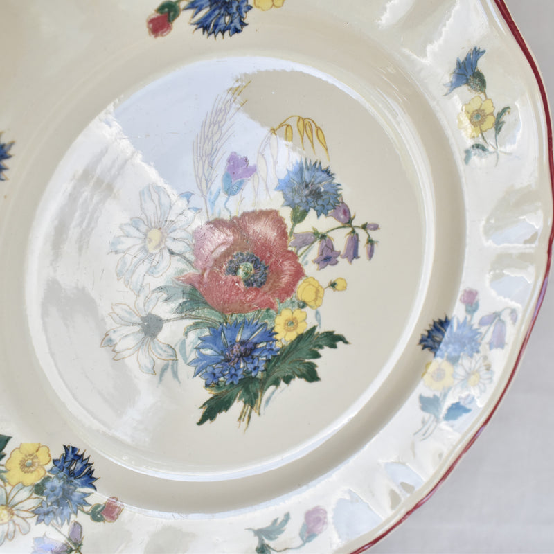Vintage Plate 23cm Digoin & Sarreguemines Agreste A