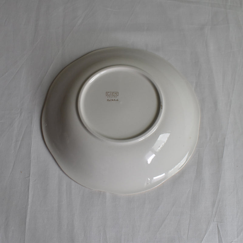 Vintage Deep Plate, Gien Floréal D