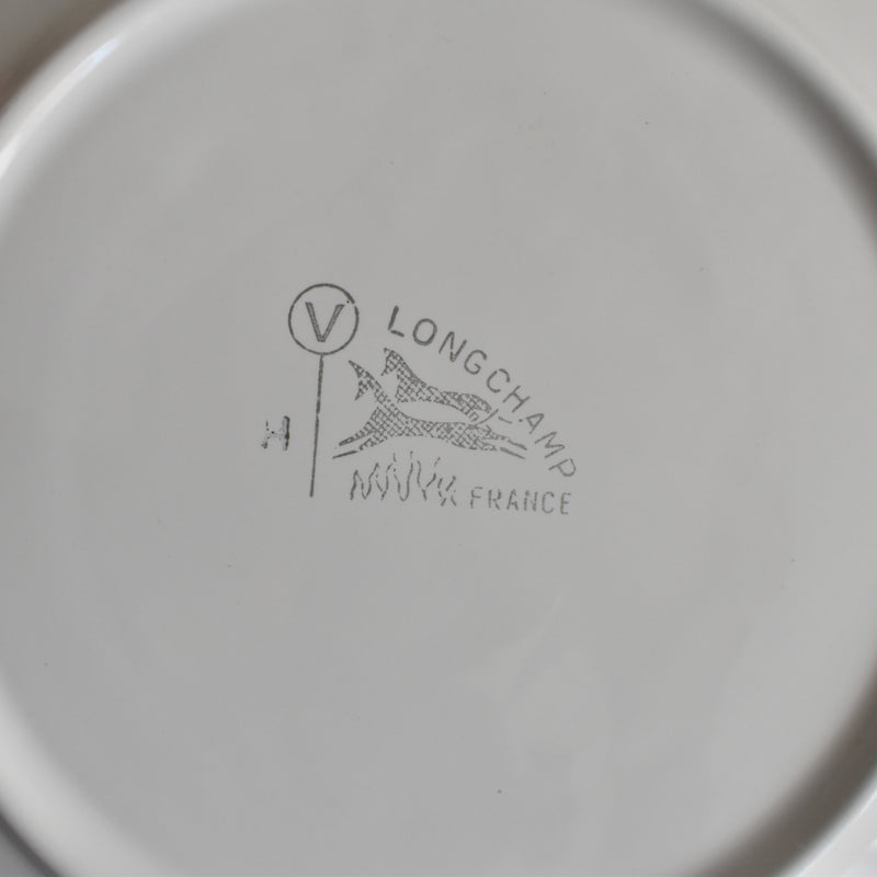 Vintage Plate Longchamp Poisson Perche (Perch)