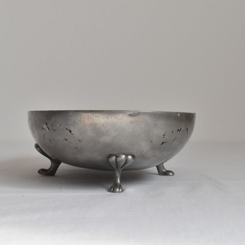 Vintage Pewter Oval Coupe