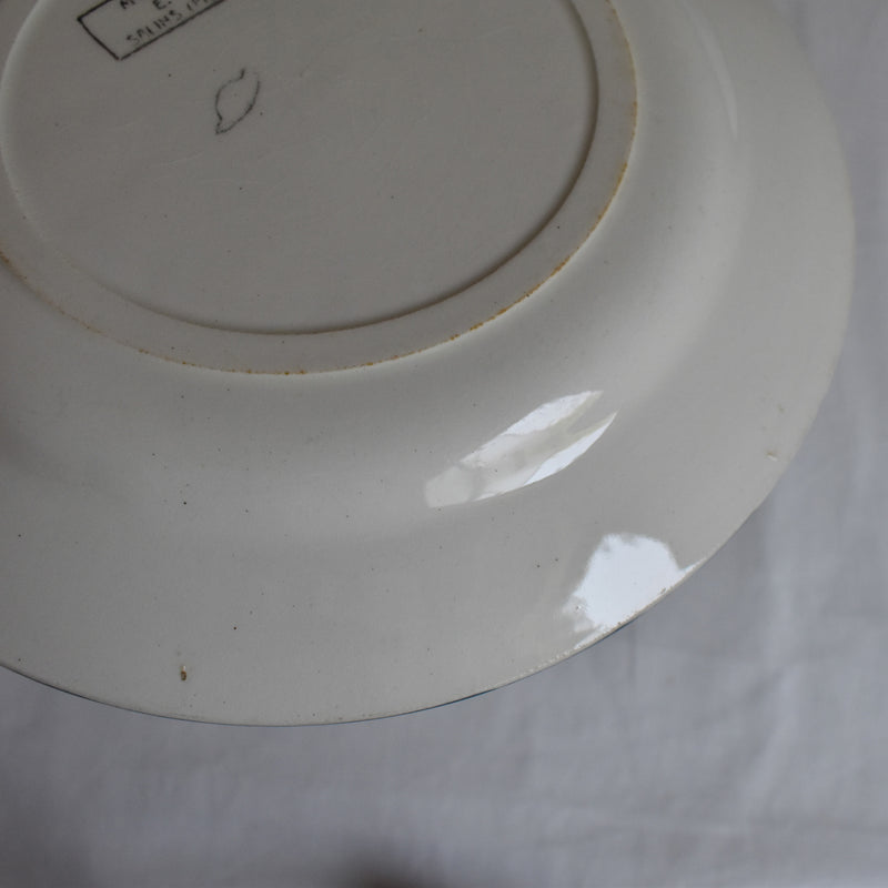 Antique Plate Sarreguemines Musset D