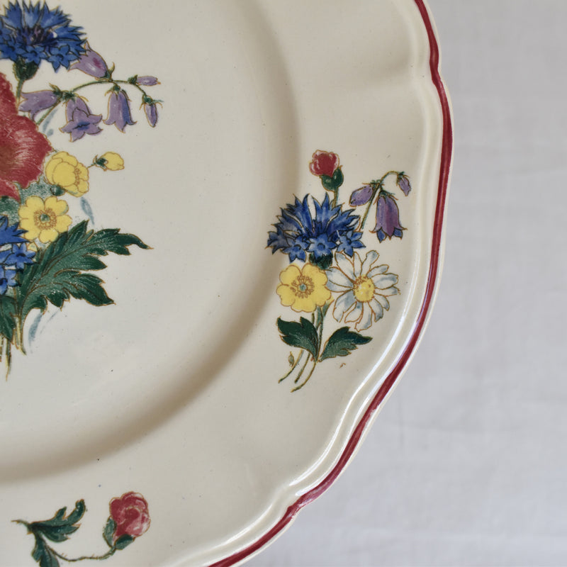 Vintage Plate 23cm Digoin & Sarreguemines Agreste A