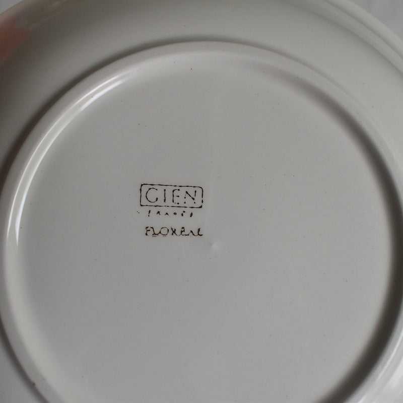 Vintage Deep Plate, Gien Floréal D