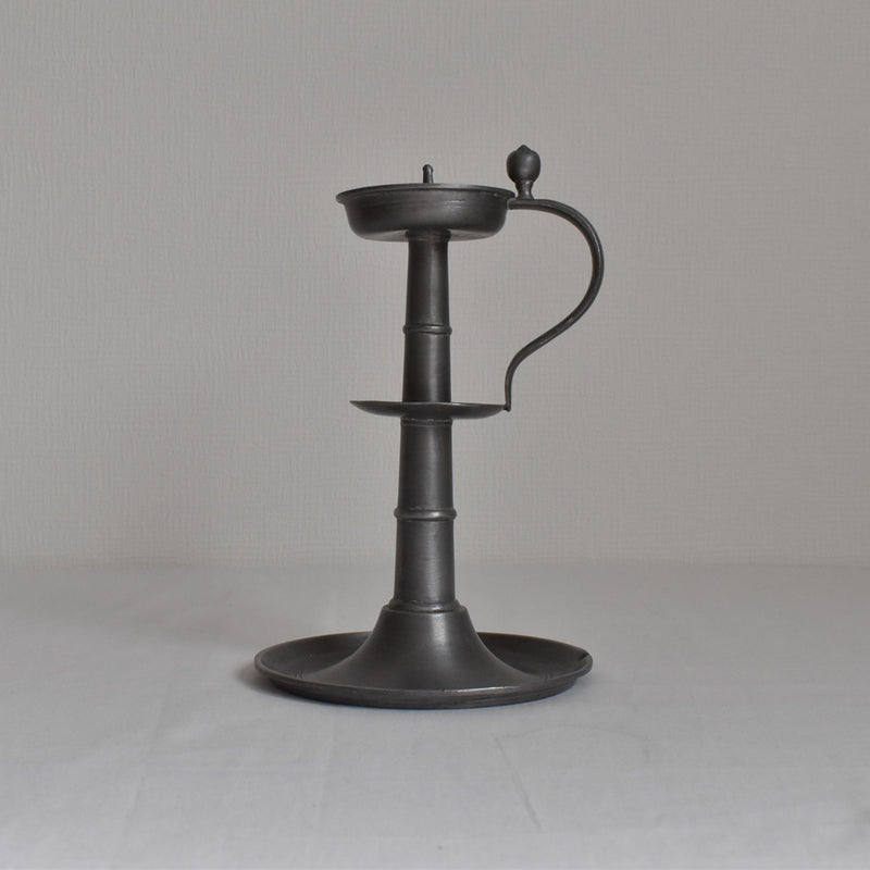 ヴィンテージピューターキャンドルホルダー A