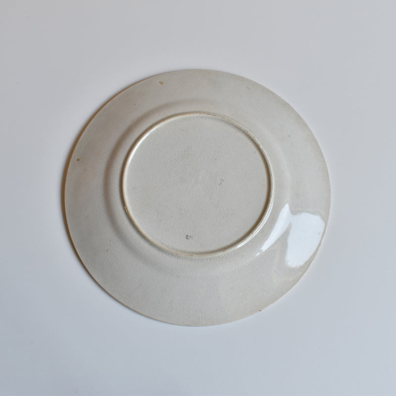 Antique Decorative Plate F.F. Pecsonne Decembre