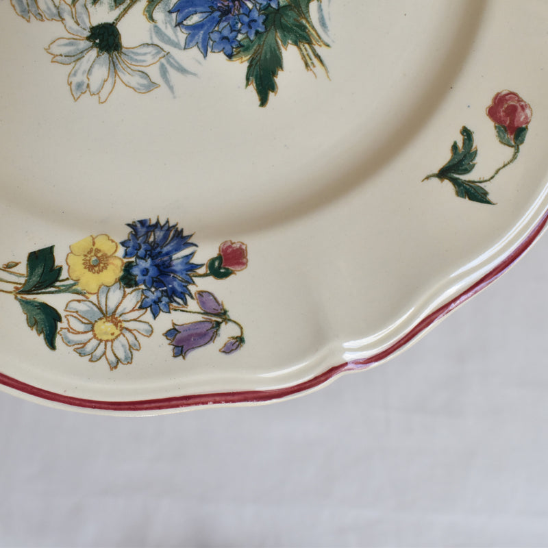Vintage Plate 23cm Digoin & Sarreguemines Agreste A