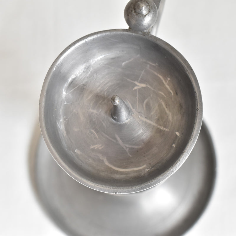 ヴィンテージピューターキャンドルホルダー A