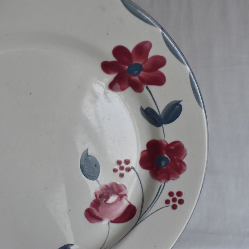 Antique Plate Sarreguemines Musset D