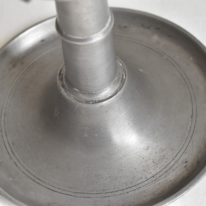 ヴィンテージピューターキャンドルホルダー A