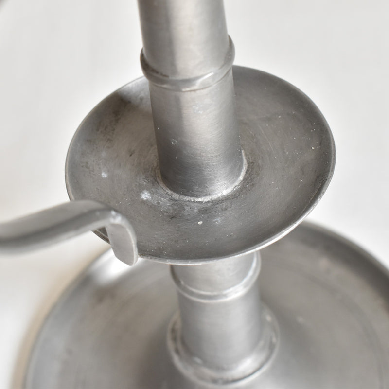 ヴィンテージピューターキャンドルホルダー A