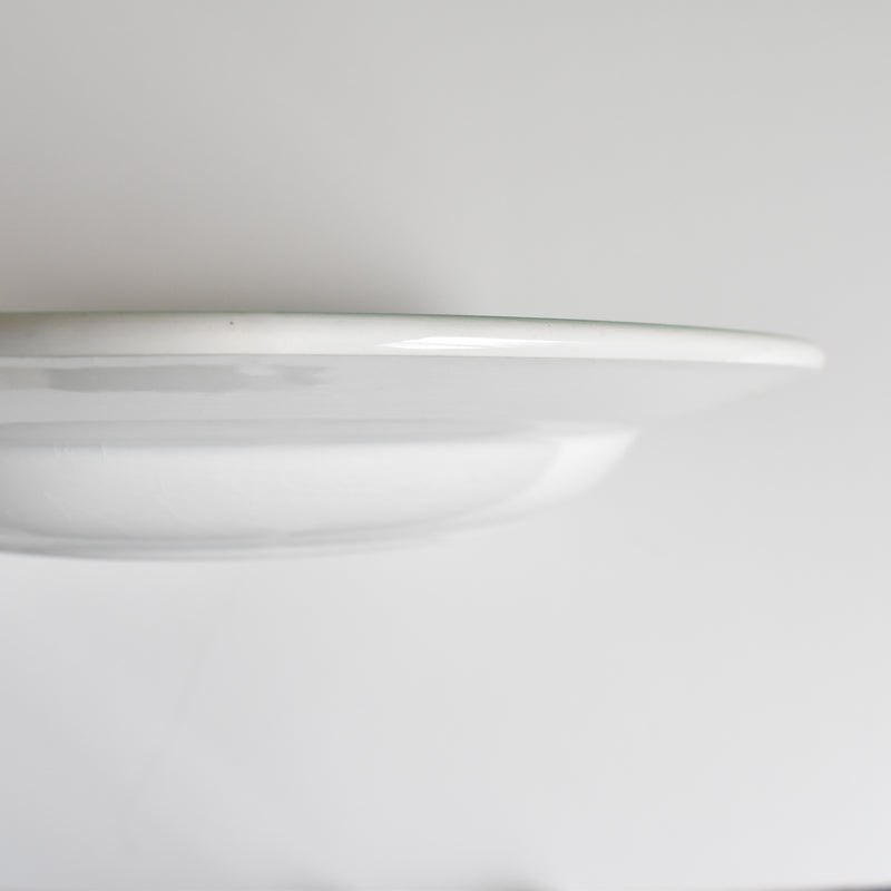 Vintage Deep Plate, Digoin & Sarreguemines, Vert