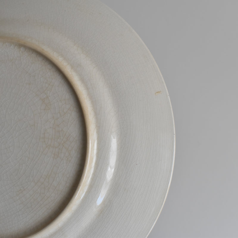 Antique Plate: Longwy "Carmen" E