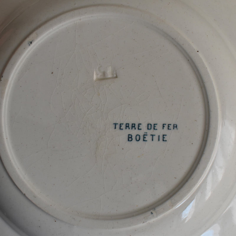 アンティーク深皿 TERRE DE FER Boëtie C