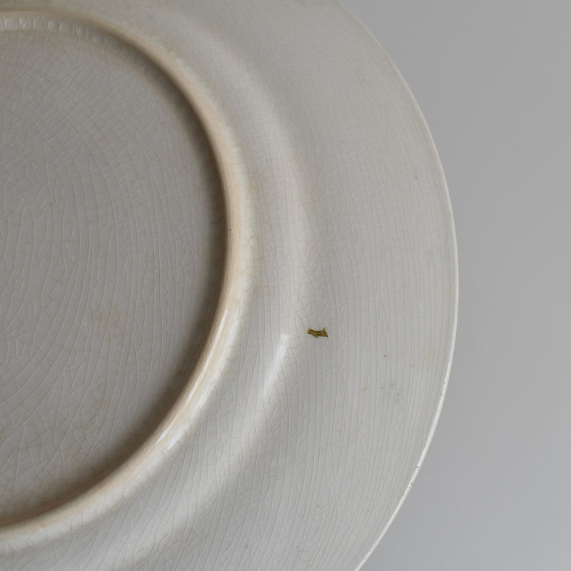 Antique Plate: Longwy "Carmen" E